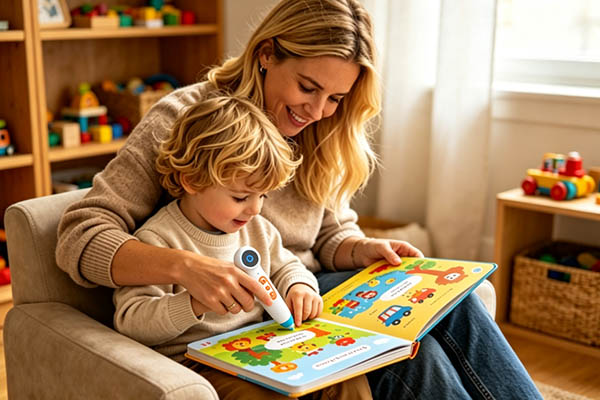 Reading Pen with Books for Parent-Child Reading:  How Brands Can Create Companion Learning Kits